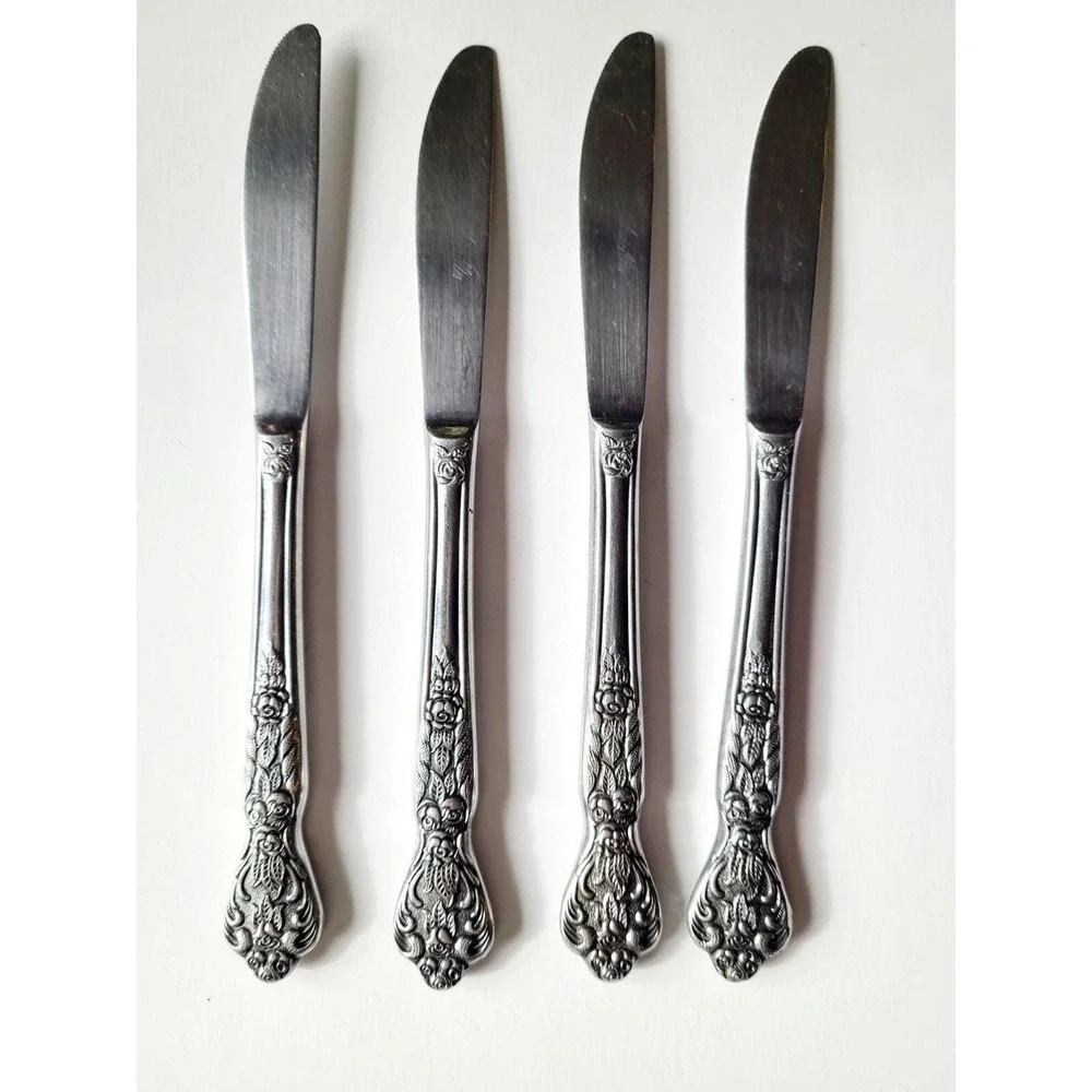 Lot of 4 Versailles MSI Japan Stainless Flatware Dinner Knife Flatware SET 2